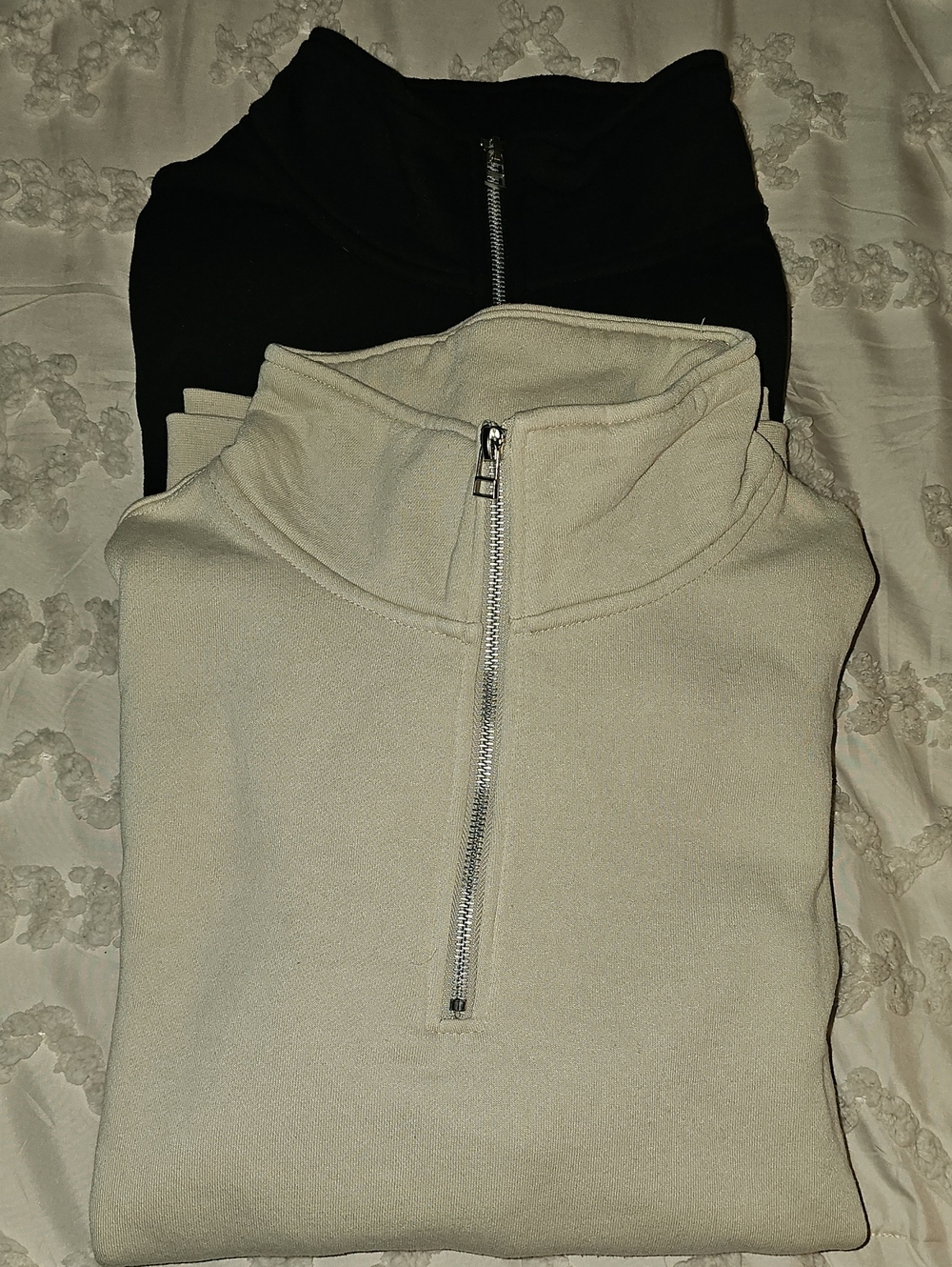 2 Men's 3/4-Zip Sweatshirts
